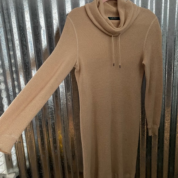 Ralph Lauren Waffle Knit Sweater Dress - Picture 5 of 16